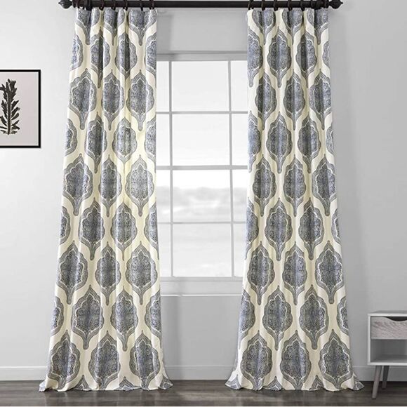 ONE Panel 50" x 84" heavy lined rod pocket panel with hook belt & back tabs - Picture 1 of 11